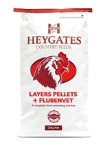 Heygates Layers Pellets + Flubenvet 20kg